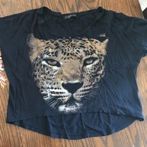 Cheetah High Low Tee